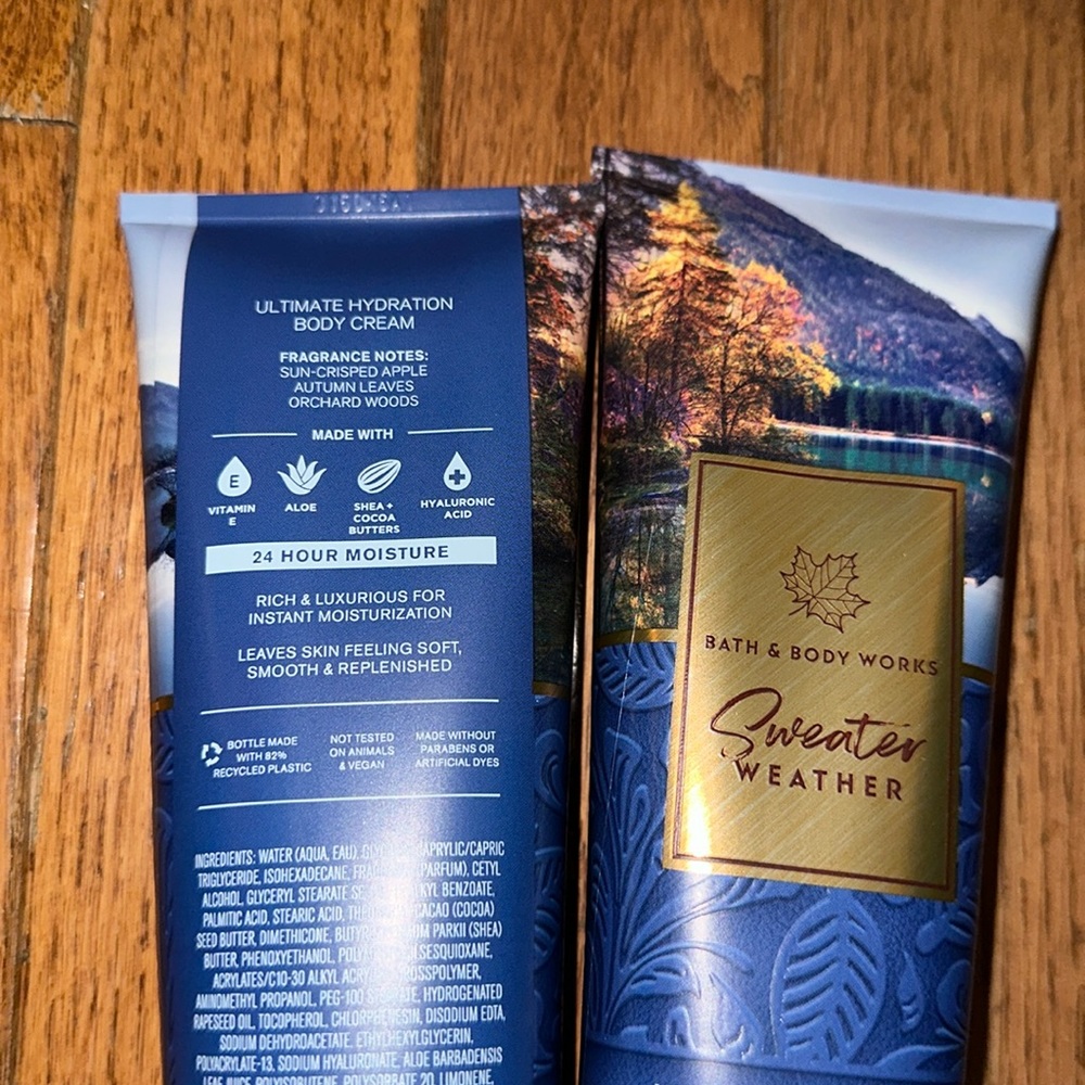 BBW 2pc Sweater Weather Body Cream - Picture 2 of 2